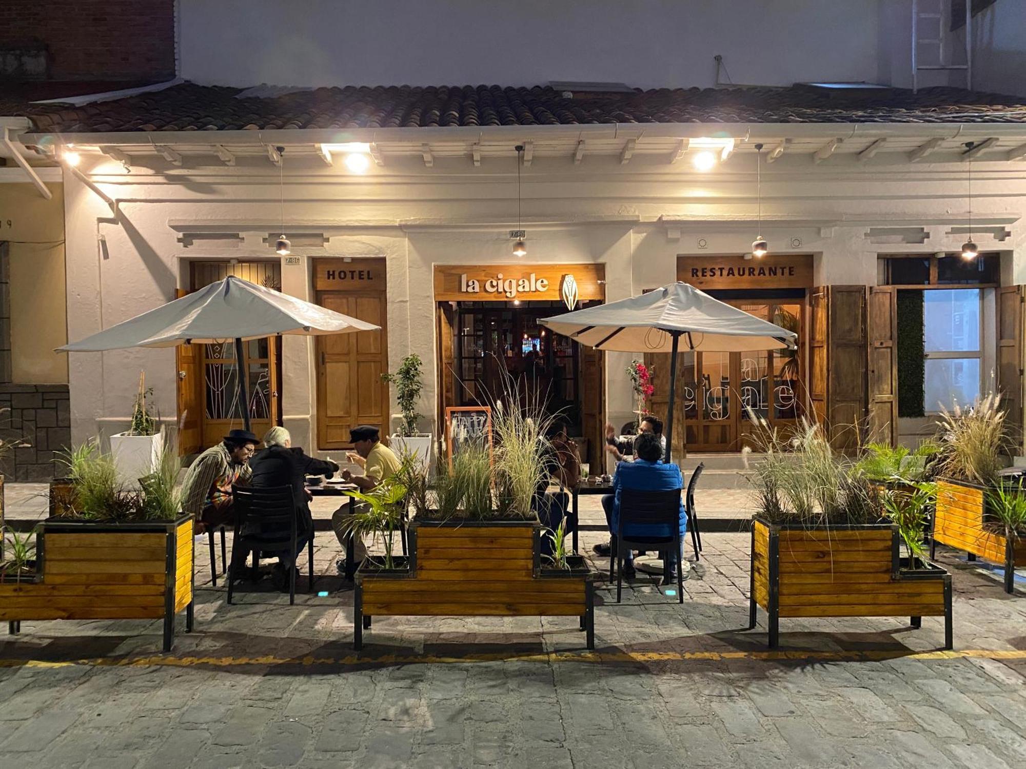 Hostal Restaurant La Cigale Cuenca Ngoại thất bức ảnh
